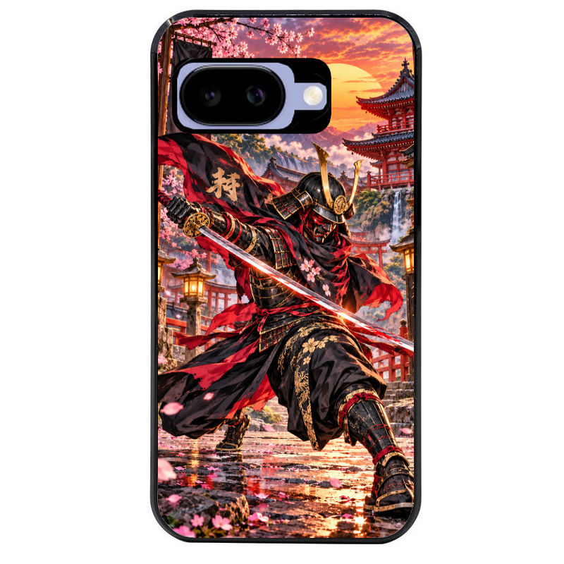Coque pour Pixel 8A 9A 10A samourai masque manga