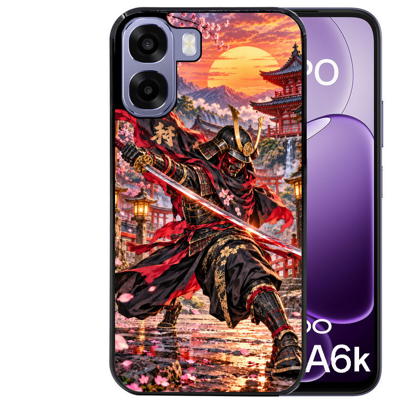 Coque pour Oppo A6 A6 A6K samourai masque manga