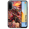 Coque pour POCO C81 PRO samourai masque manga