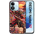 Coque pour Redmi Note 17 et PRO 4G 5G Max samourai masque manga