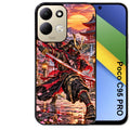 Coque pour POCO C95 PRO samourai masque manga