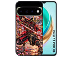 Coque pour Pixel 10 / 11 / PRO / XL samourai masque manga