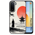 Coque pour POCO C81 PRO personnalisée samourai et temple