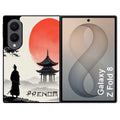 Coque pour Z FOLD 8 personnalisée samourai et temple