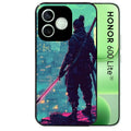 Coque noire pour Honor 600 LITE avec motif samourai new york protection antichoc personnalisée
