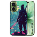 Coque pour Iphone 18 / PRO / PRO MAX / 18E samourai cerisier