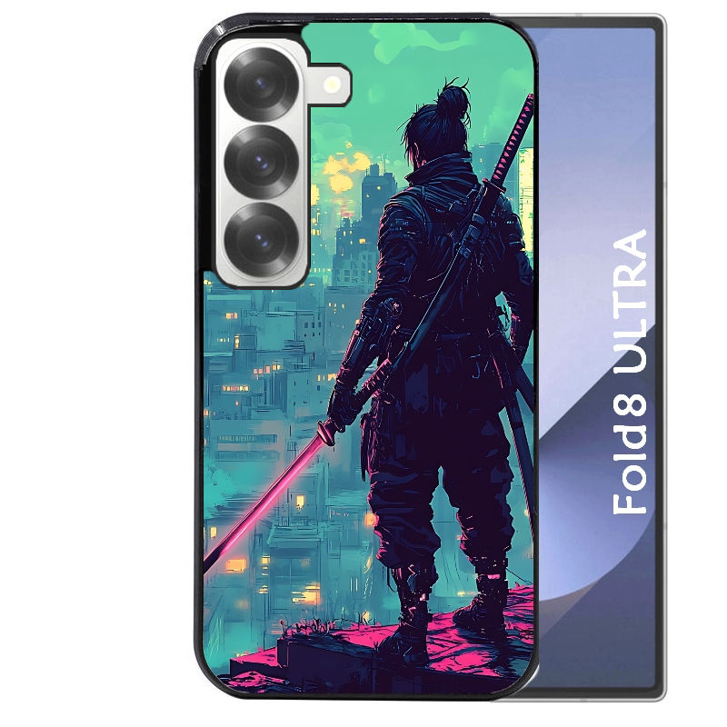 Coque pour Z FOLD 8 ULTRA samourai New York
