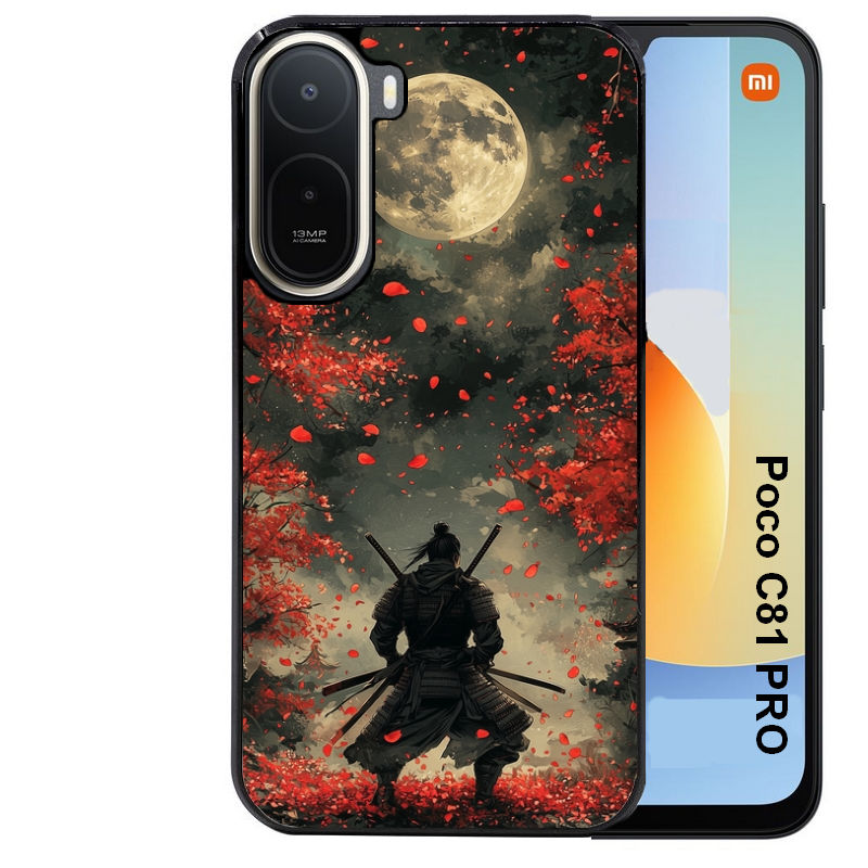 Coque pour POCO C81 PRO samourai New York