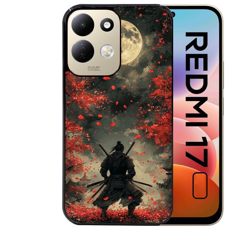 Coque pour Redmi 17 et 17C 4G 5G samourai New York