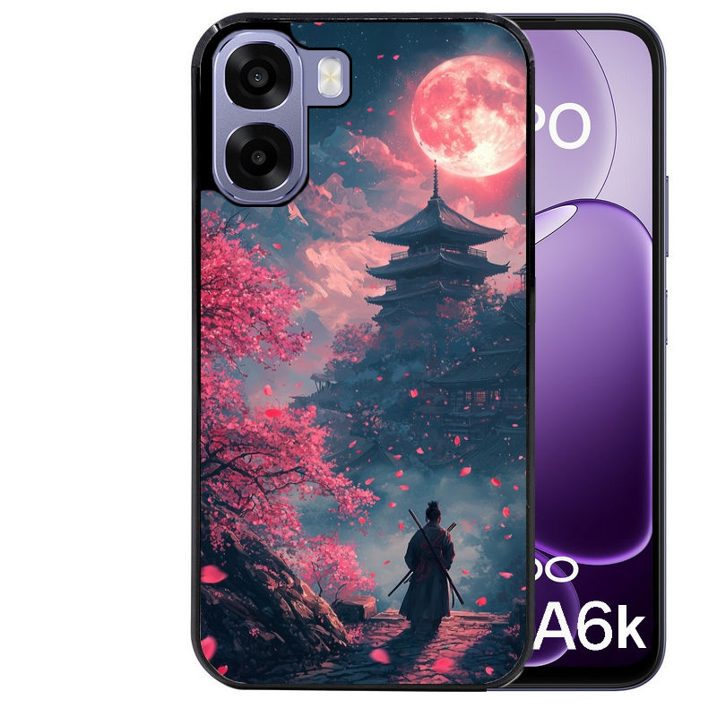 Coque pour Oppo A6 A6 A6K samourai et katana