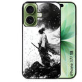 Coque pour Iphone 18 / PRO / PRO MAX / 18E samourai et lune