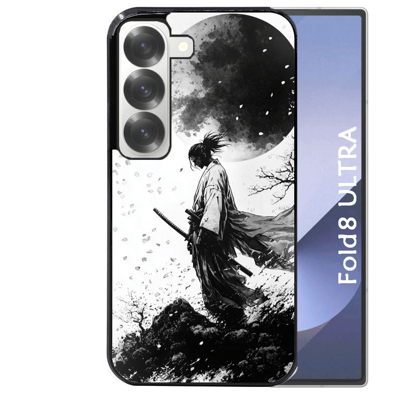 Coque pour Z FOLD 8 ULTRA samourai et lune