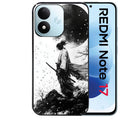 Coque pour Redmi Note 17 et PRO 4G 5G Max samourai et lune