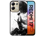 Coque pour Redmi 17 et 17C 4G 5G samourai et lune