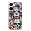 Coque taperso pour Redmi 13C 4G et 5G avec motif tete de mort calavera bijoux protection antichoc personnalisée