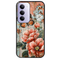Coque noire taperso pour Redmi 15 4G et 5G avec motif bois et papillon 3 protection antichoc personnalisée