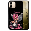 Coque noire taperso pour OPPO A6 A6X 4G et 5G avec motif fee rock personnalisee protection antichoc personnalisée