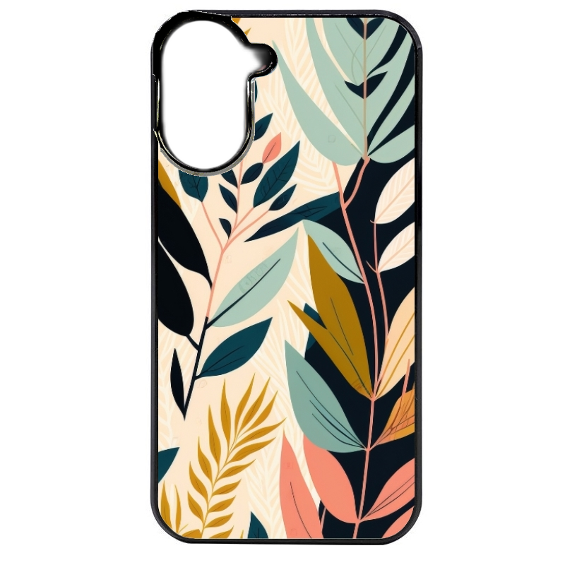 Coque noire taperso pour Redmi A5 4G avec motif vintage et fleur protection antichoc personnalisée