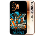 Coque noire taperso pour Honor 600 et 600 PRO avec motif skate board protection antichoc personnalisée