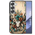 Coque pour Z FOLD 8 ULTRA skull bull plumes