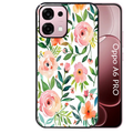 Coque noire taperso pour OPPO A6 PRO 4G et 5G avec motif fleur des champs protection antichoc personnalisée