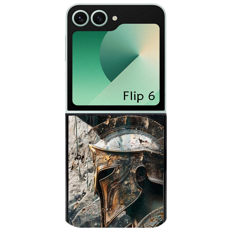 Coque pour Z FLIP 6 7 8 spartan guerrier