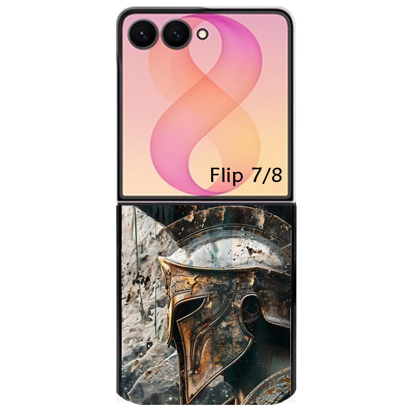 Coque pour Z FLIP 6 7 8 spartan guerrier
