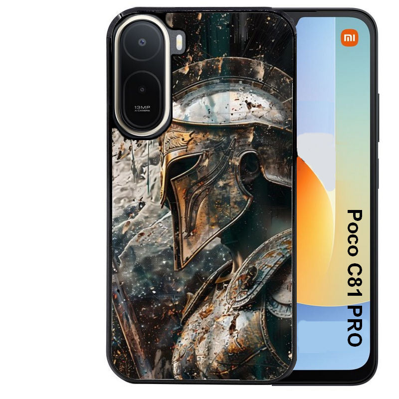 Coque pour POCO C81 PRO spartan guerrier