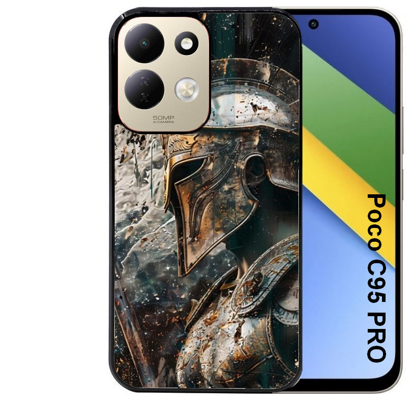 Coque pour POCO C95 PRO spartan guerrier