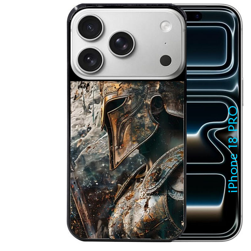 Coque pour Iphone 18 / PRO / PRO MAX / 18E spartan guerrier