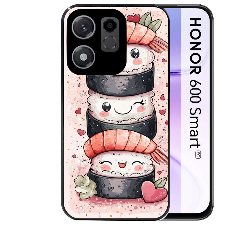 Coque pour Honor 600 SMART sushi kawai anime