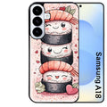 Coque pour Galaxy A08 A18 A28 A38 A58 sushi kawai anime
