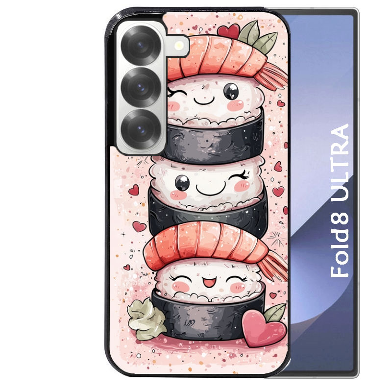 Coque pour Z Fold 8 / ULTRA sushi kawai anime