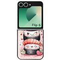 Coque pour Z FLIP 6 7 8 sushi kawai anime