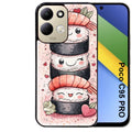 Coque pour POCO C95 PRO sushi kawai anime