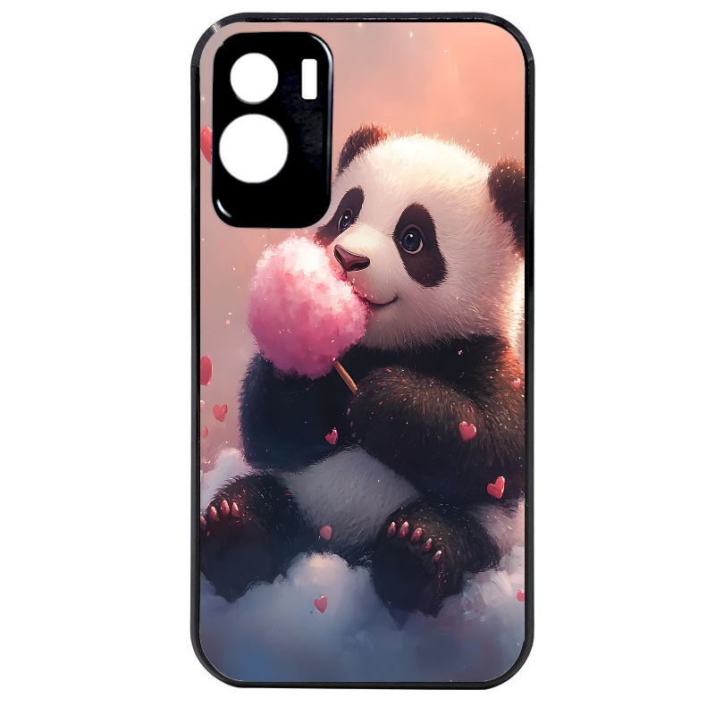 Coque noire taperso pour Honor 70 LITE 90 et LITE avec motif panda bonbon protection antichoc personnalisée