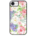 Coque noire taperso pour Iphone 17 17E AIR MAX PRO avec motif fleur couleur pastel protection antichoc personnalisée