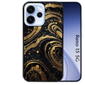 Coque noire taperso pour OPPO Reno 15 et F FS 5G avec motif marbre noir protection antichoc personnalisée