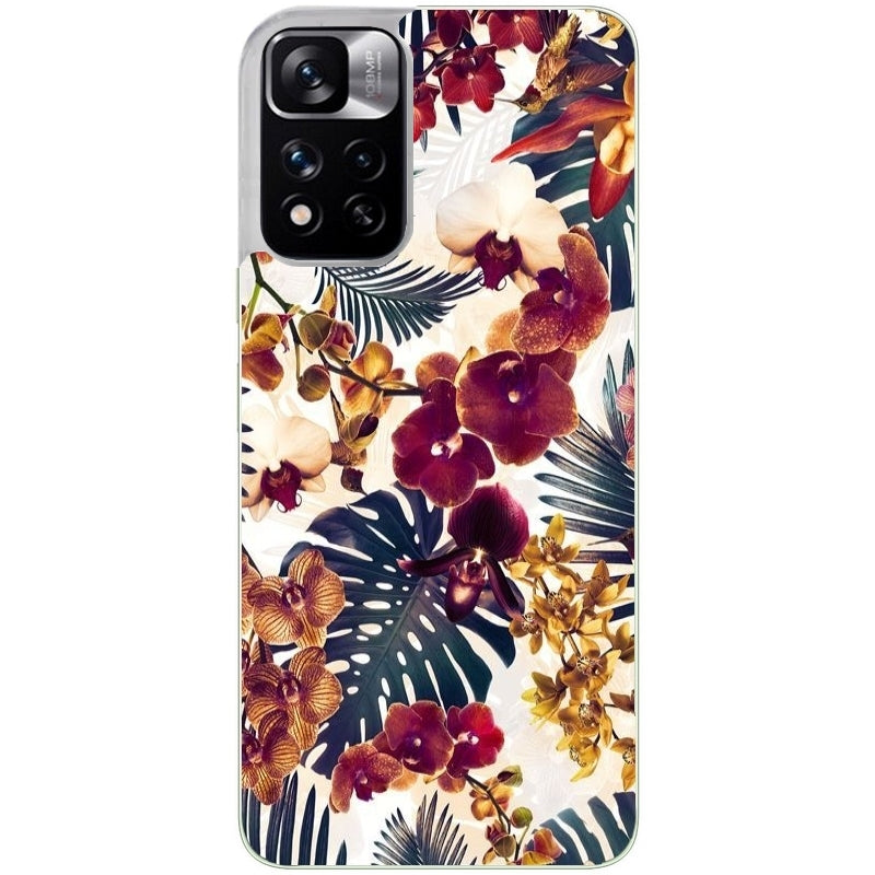 Coque taperso pour Redmi Note 12 4G 5G PRO 4G avec motif jungle couleurs d'automne protection antichoc personnalisée