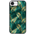 Coque noire taperso pour Iphone 17 17E AIR MAX PRO avec motif palmier vert protection antichoc personnalisée
