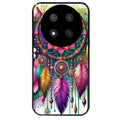 Coque noire taperso pour Magic 7 LITE et PRO avec motif dreamcatcher et mandala protection antichoc personnalisée