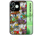 Coque noire pour Honor 600 LITE avec motif tag et graffiti protection antichoc personnalisée