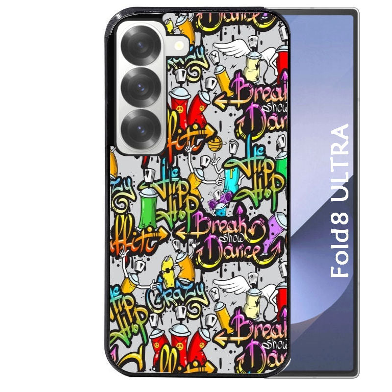 Coque pour Z FOLD 8 ULTRA tag graffiti