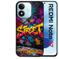 Coque pour Redmi Note 17 et PRO 4G 5G Max personnalisée street tag graffiti