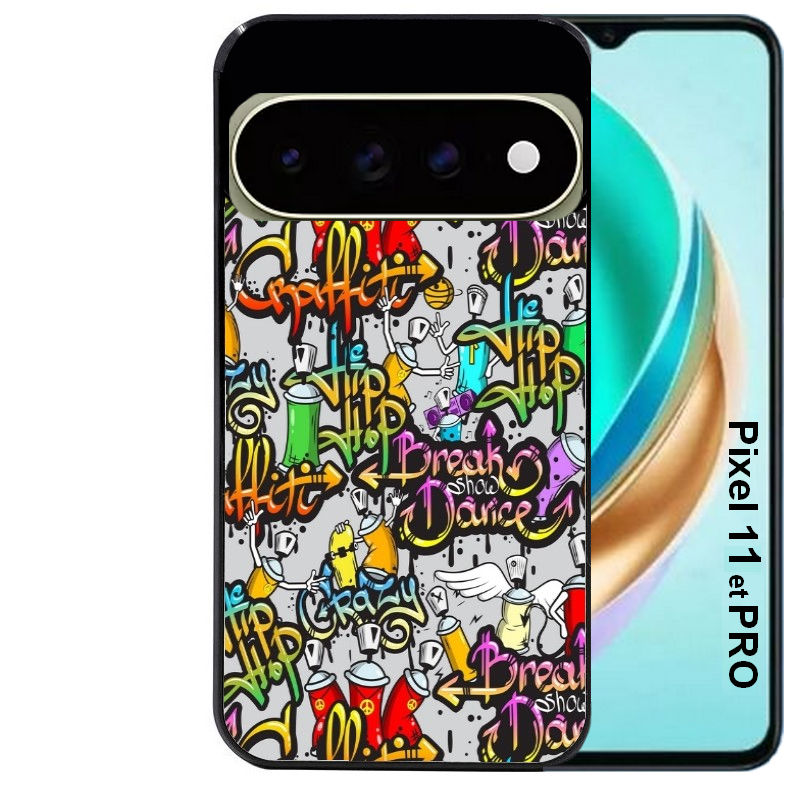 Coque pour Pixel 10 / 11 / PRO / XL tag graffiti