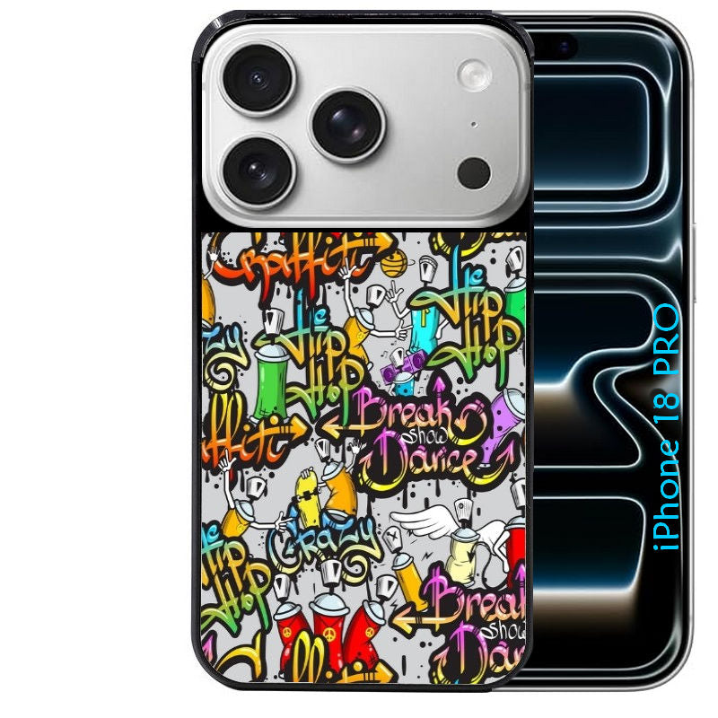 Coque pour Iphone 18 / PRO / PRO MAX / 18E tag graffiti