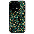 Coque noire taperso pour OnePlus 15 avec motif leopard vert protection antichoc personnalisée