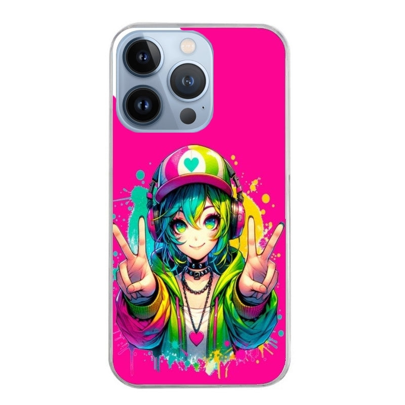 Coque taperso pour Iphone 11 et PRO PRO MAX avec motif anime manga et tag protection antichoc personnalisée