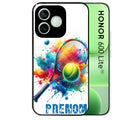 Coque noire pour Honor 600 LITE avec motif tennis raquette personnaliséee protection antichoc personnalisée