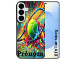 Coque pour Galaxy A08 A18 A28 A38 A58 personnalisée tennis color